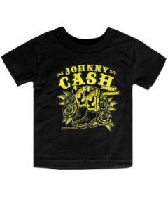 Johnny Cash T-shirt til baby | Walk the Line